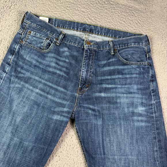 Levis 569 Jeans Mens 36x34 Medium Washed Denim Loose Straight Baggy Vintage Y2K - Picture 1 of 10